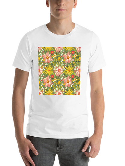 Floral Print Crew Neck T-Shirt