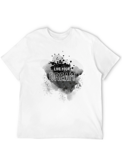 Live Your Dream Black Graphic Tee