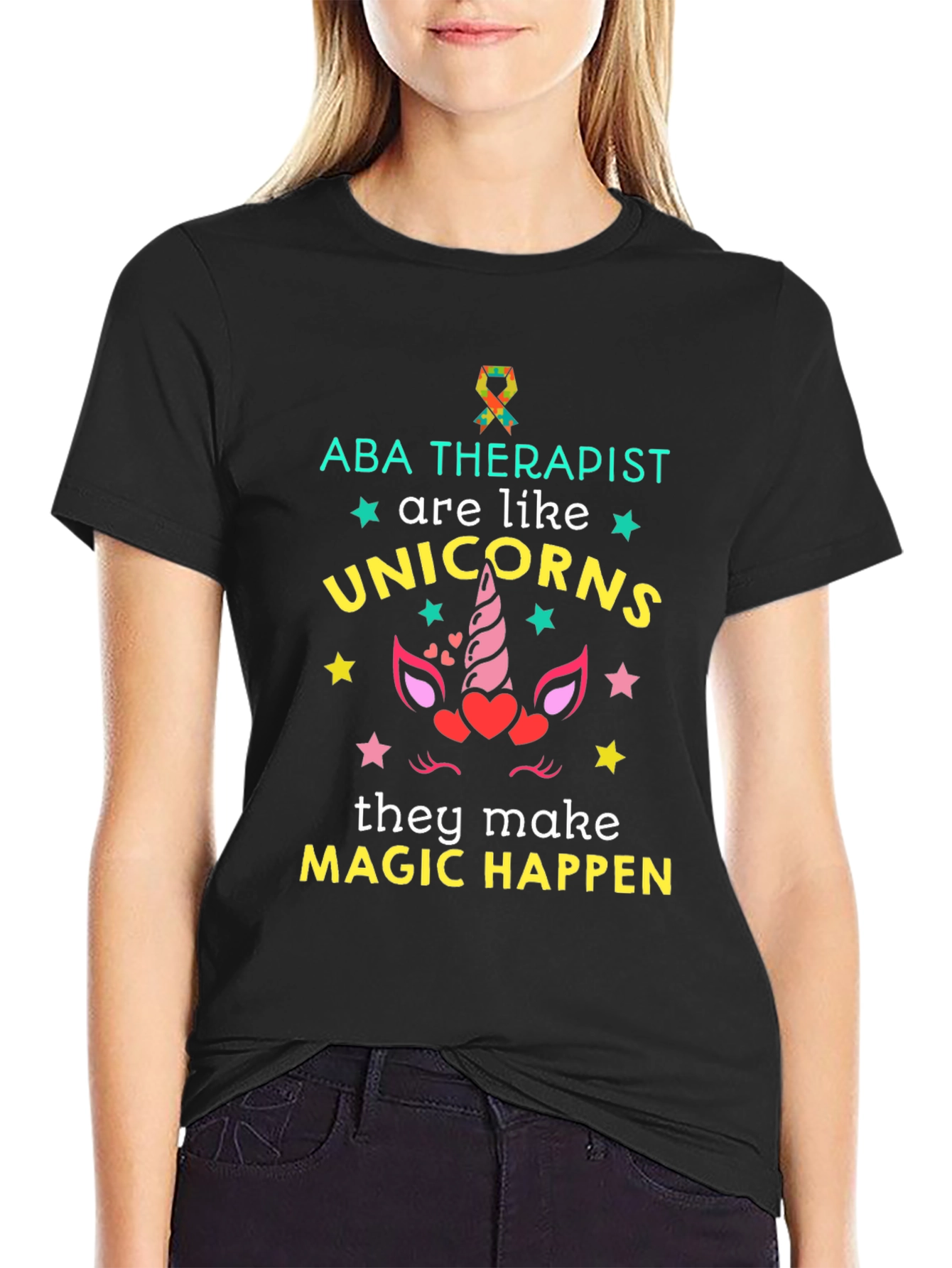 ABA Therapist Unicorn Magic T-Shirt