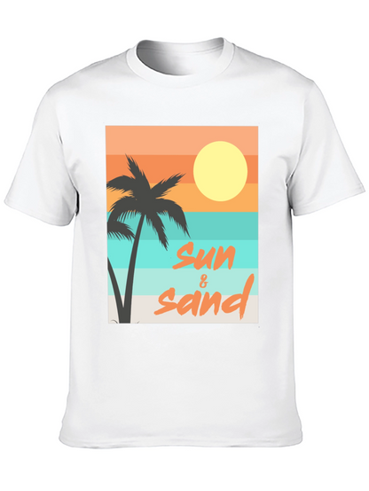 Sun & Sand Graphic Tee - Relaxed Beach Vibes
