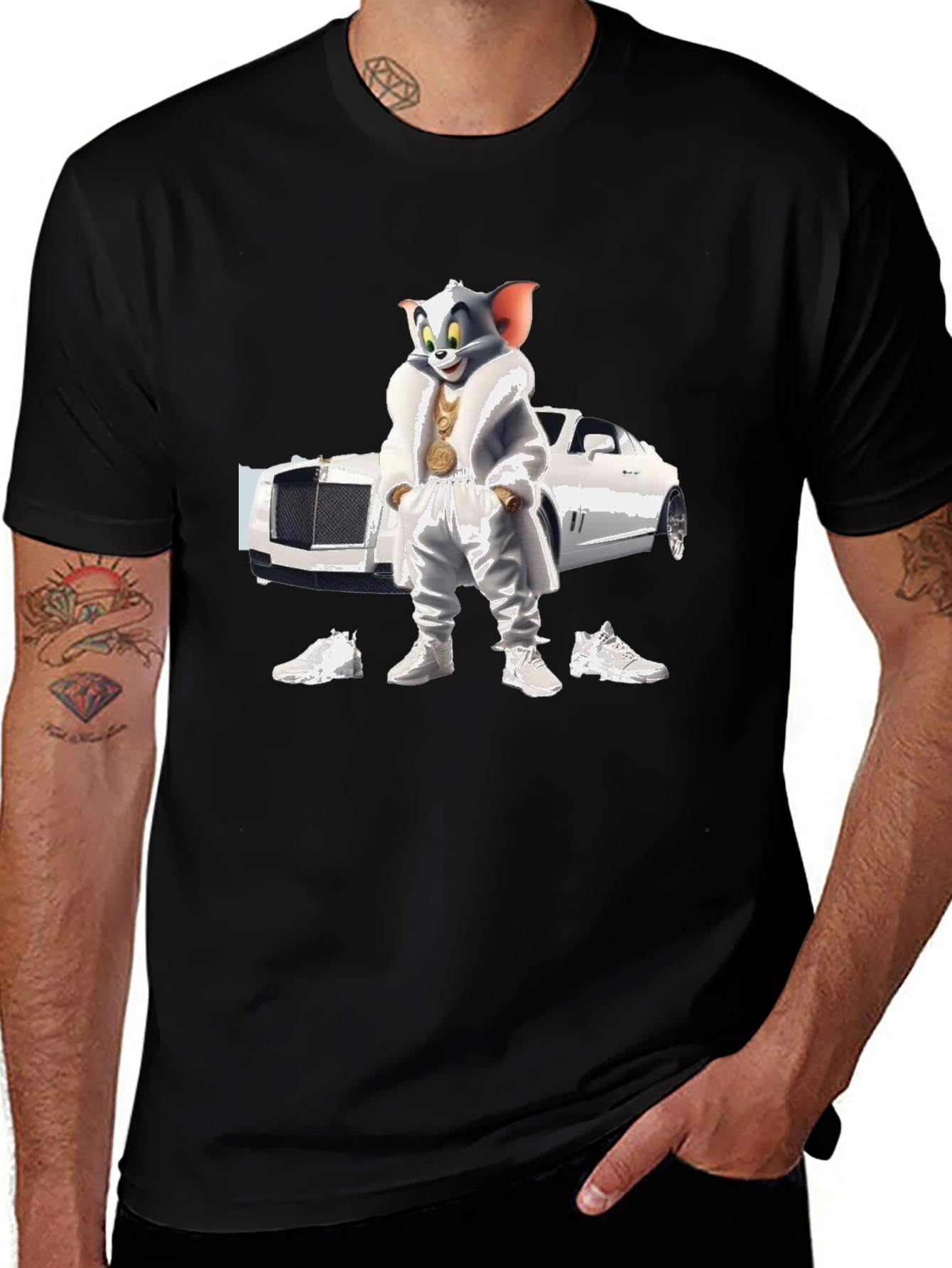 Tom & Jerry Pimp Style T-Shirt