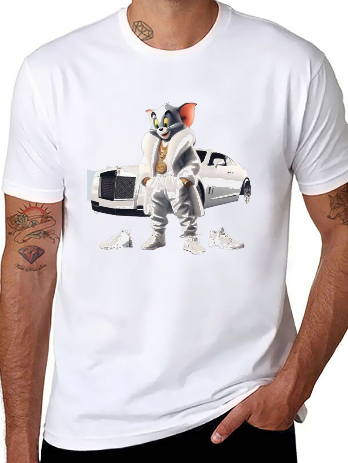 Tom & Jerry Pimp Style T-Shirt