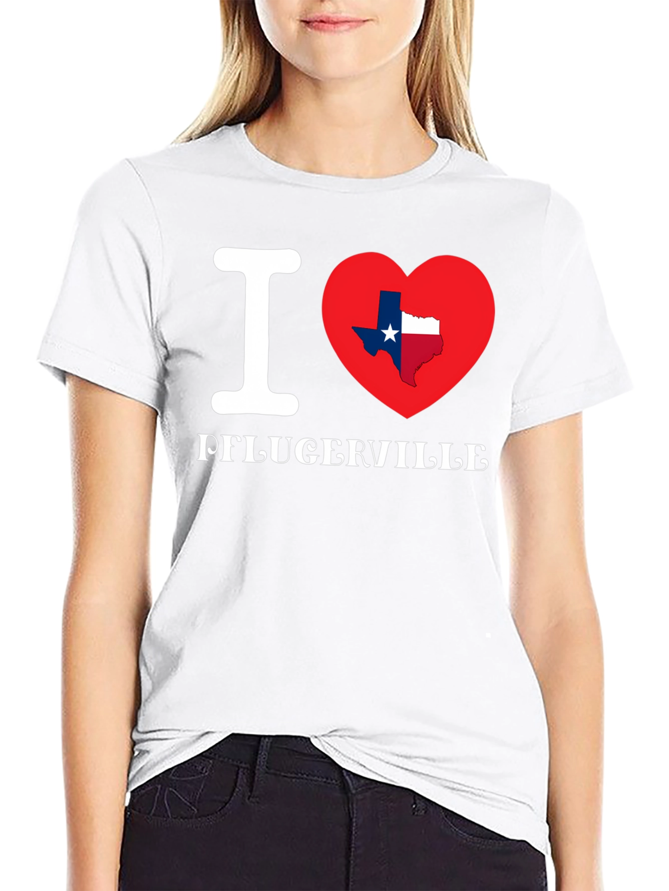 I Heart Pflugerville Texas State Pride T-Shirt