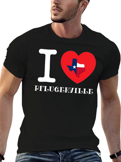 I Heart Pflugerville Texas State Pride T-Shirt