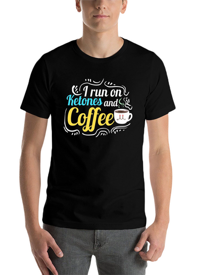 Ketones & Coffee Graphic T-Shirt - Black