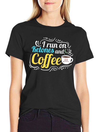 Ketones & Coffee Graphic T-Shirt - Black