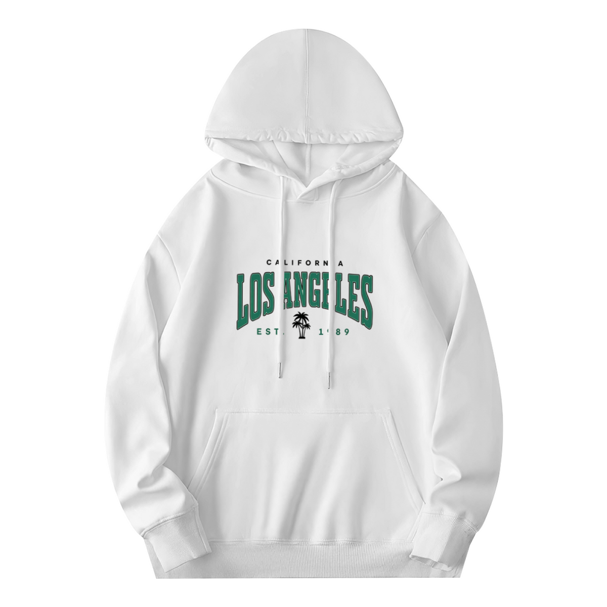 Los Angeles California Palm Tree Retro Graphic Hoodie