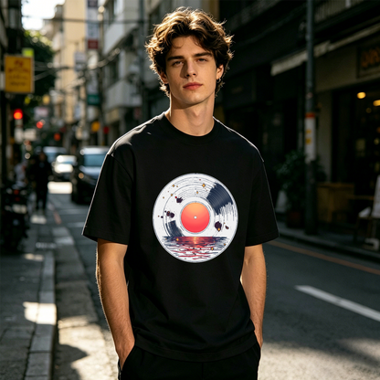 Men's American Flag Eagle Patriotic Retro Graphic T-Shirt