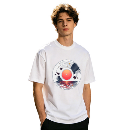Men's American Flag Eagle Patriotic Retro Graphic T-Shirt