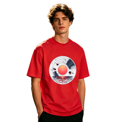 Men's American Flag Eagle Patriotic Retro Graphic T-Shirt