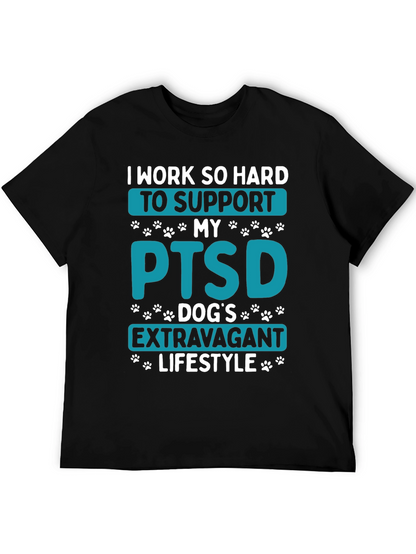 PTSD Dog Dad T-Shirt - Extravagant Lifestyle Tee