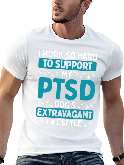 PTSD Dog Dad T-Shirt - Extravagant Lifestyle Tee
