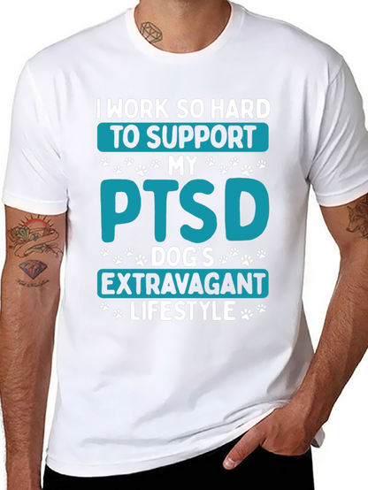 PTSD Dog Dad T-Shirt - Extravagant Lifestyle Tee