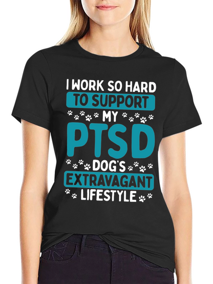 PTSD Dog Dad T-Shirt - Extravagant Lifestyle Tee