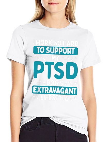 PTSD Dog Dad T-Shirt - Extravagant Lifestyle Tee