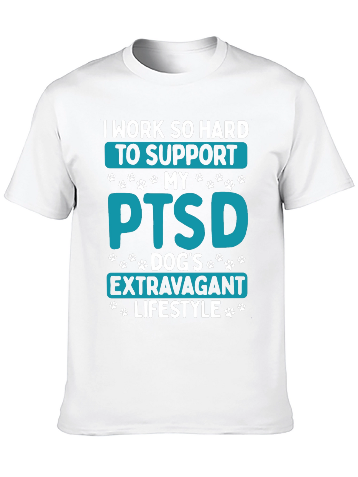 PTSD Dog Dad T-Shirt - Extravagant Lifestyle Tee