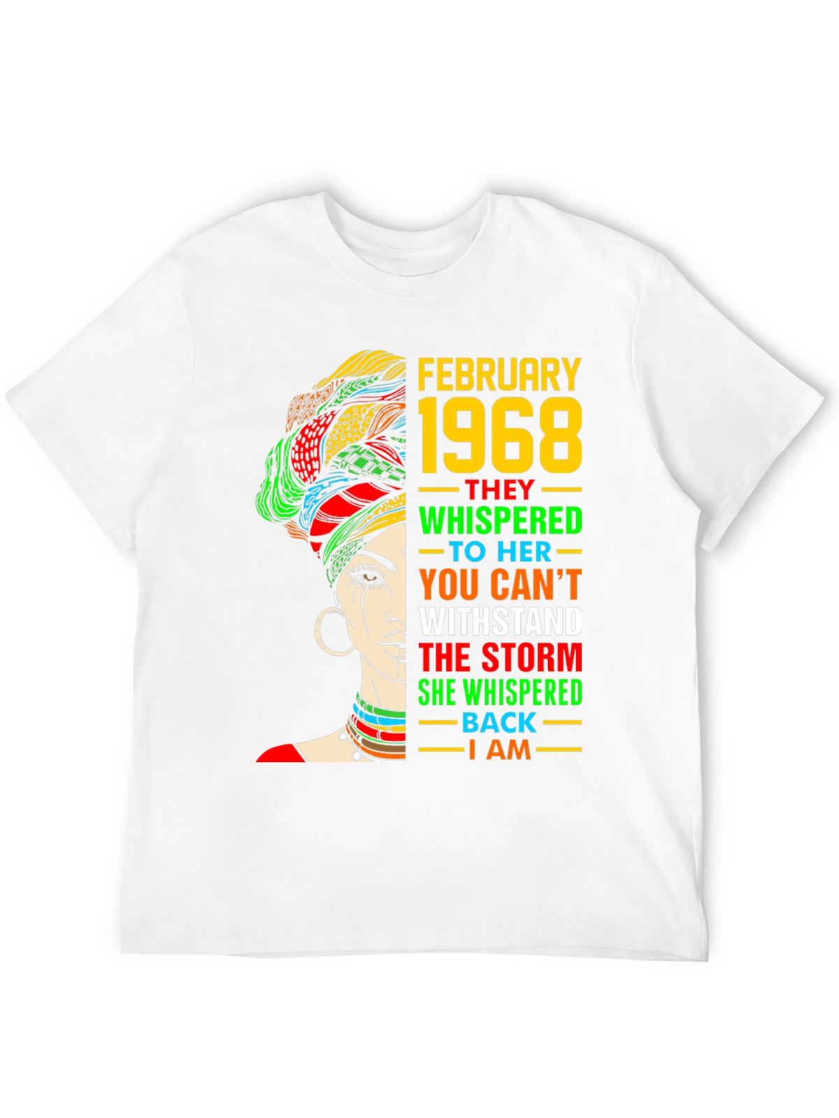 February 1968 T-Shirt: Black History Month
