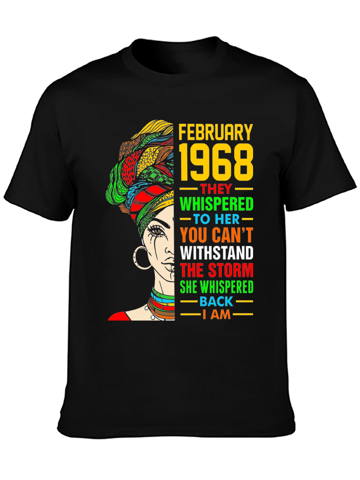 February 1968 T-Shirt: Black History Month