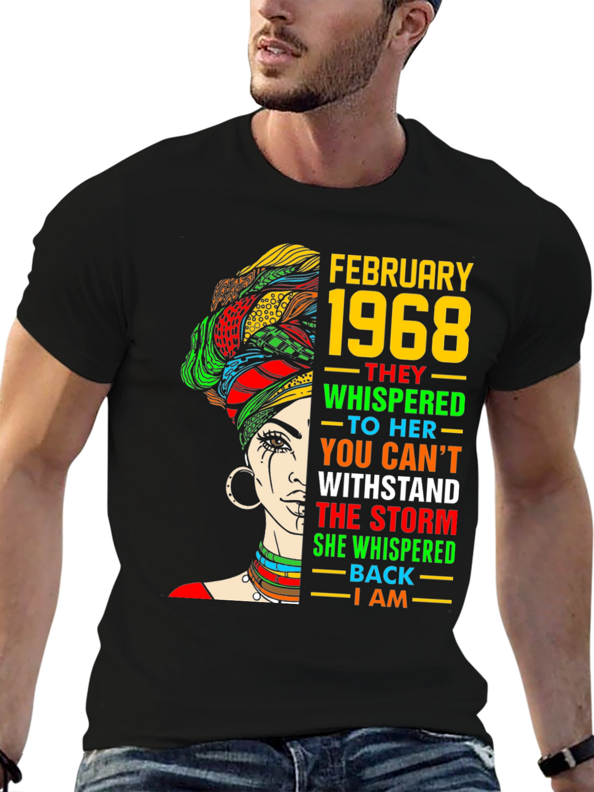 February 1968 T-Shirt: Black History Month