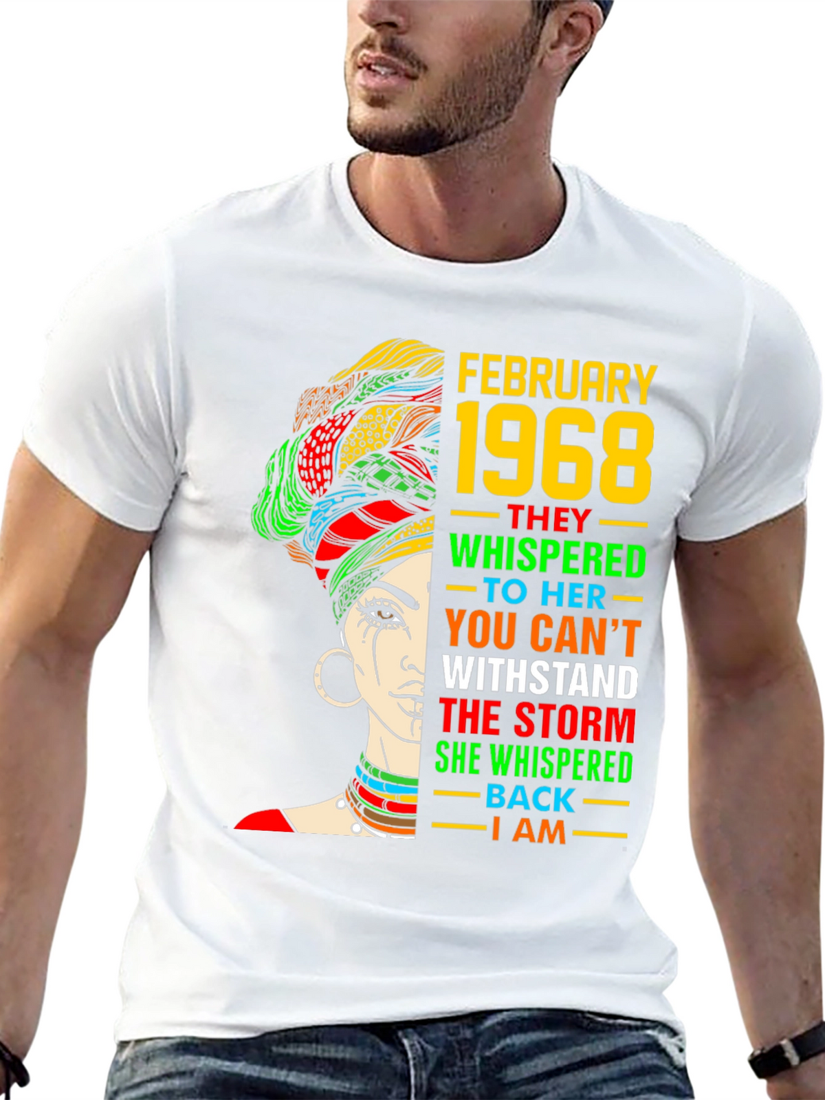 February 1968 T-Shirt: Black History Month