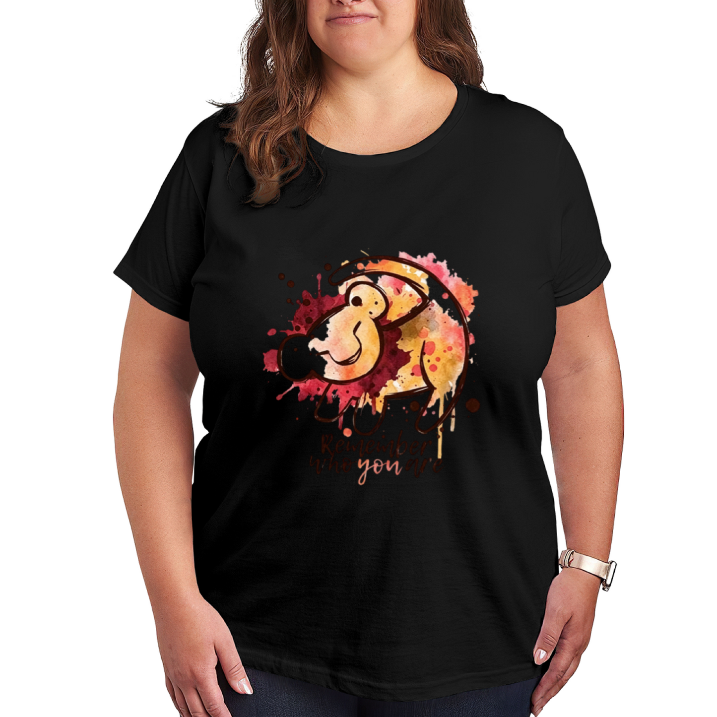 Remember Who You Are Lion King Watercolor Tee