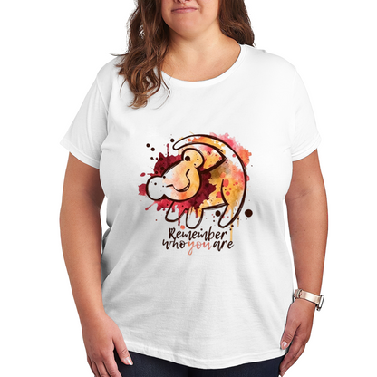 Remember Who You Are Lion King Watercolor Tee