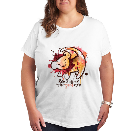 Remember Who You Are Lion King Watercolor Tee