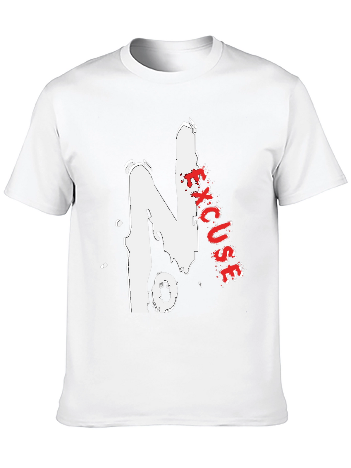 No Excuses Graphic Tee - Bold Streetwear Style