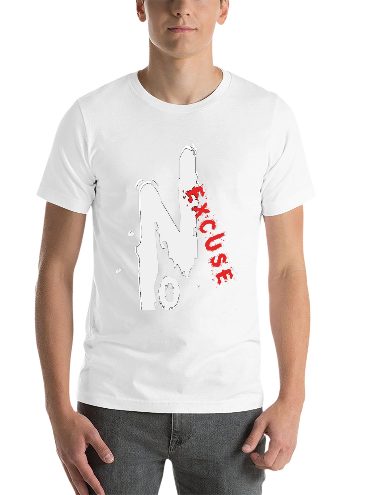 No Excuses Graphic Tee - Bold Streetwear Style