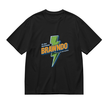 Men's Brawndo Lightning Retro Movie Reference Graphic Tee