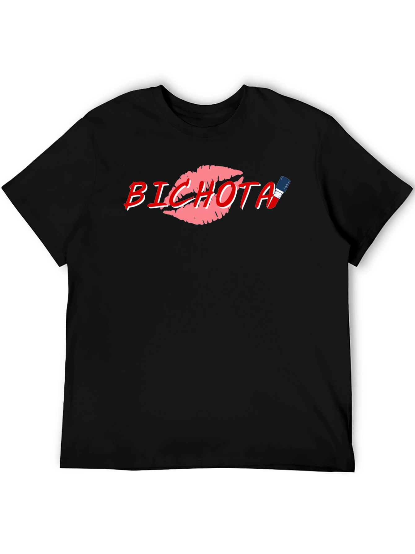 Bichota Lips Graphic Print T-Shirt