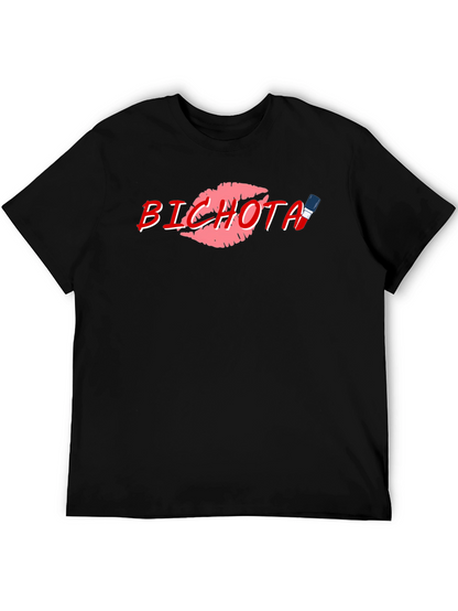 Bichota Lips Graphic Print T-Shirt