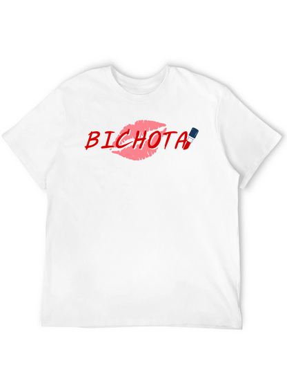 Bichota Lips Graphic Print T-Shirt
