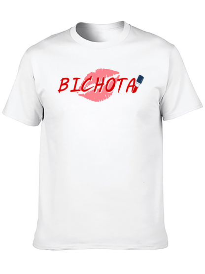 Bichota Lips Graphic Print T-Shirt