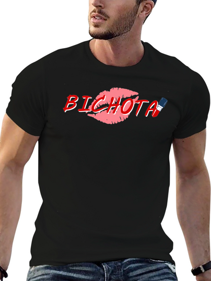 Bichota Lips Graphic Print T-Shirt