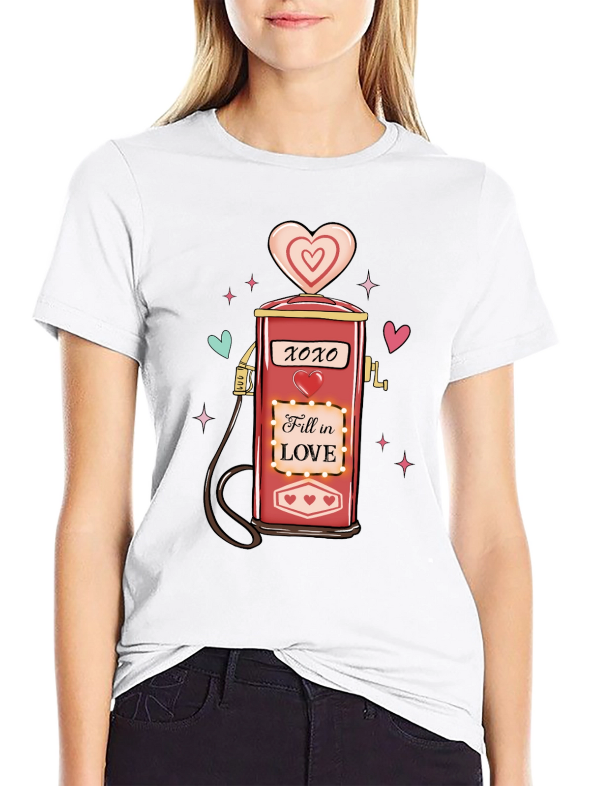 Fill in Love Valentines Day T-Shirt