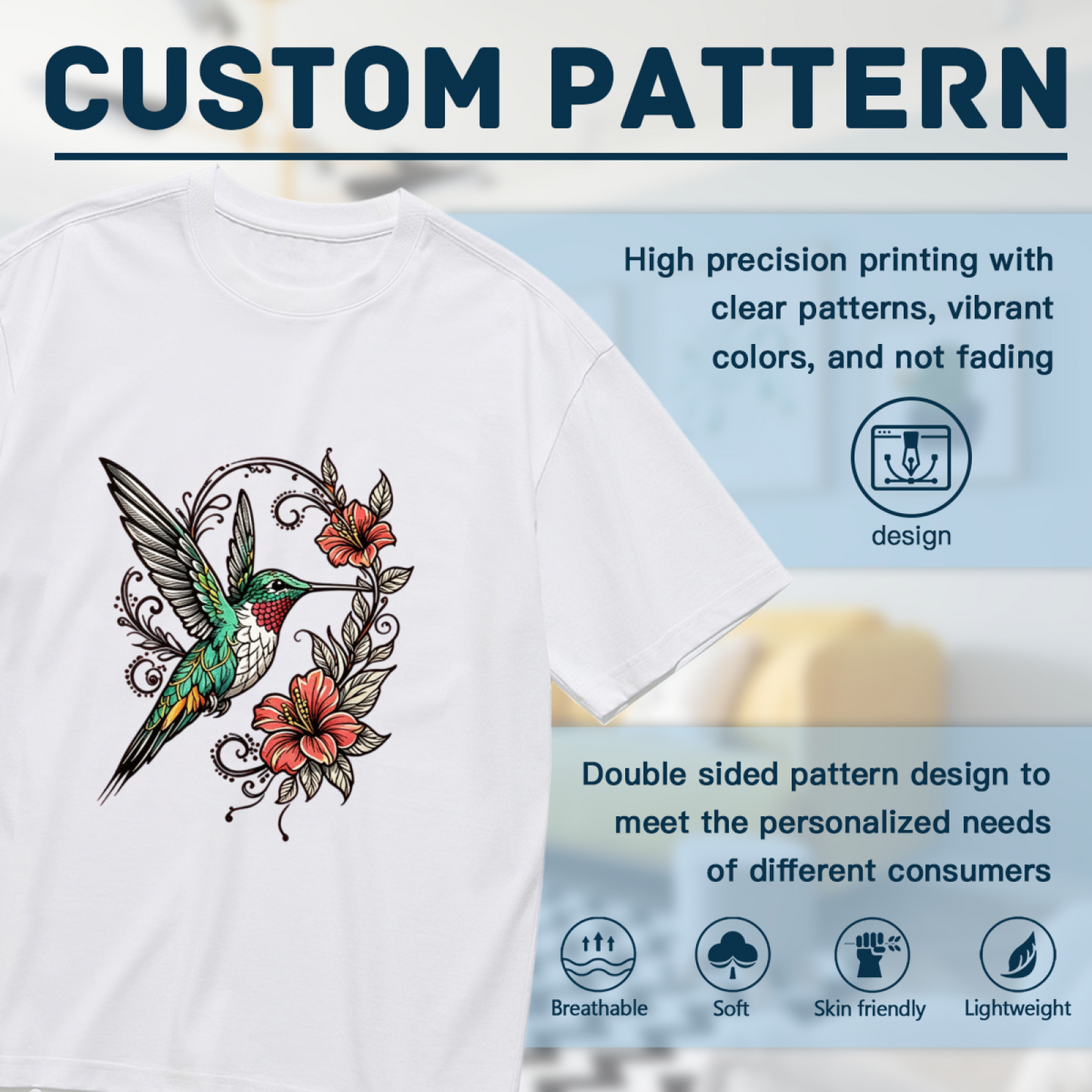 Western Bandana Brown Rose Retro Graphic T-Shirt