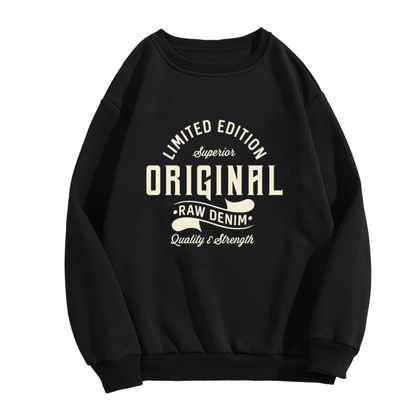 Vintage Limited Edition Original Raw Denim Crewneck