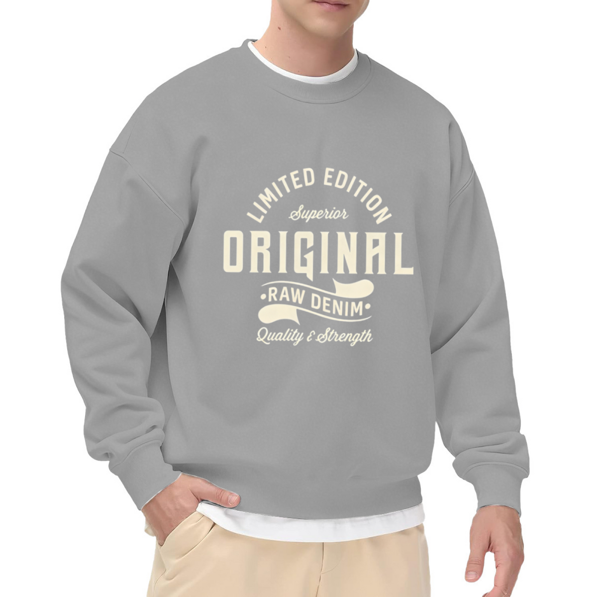 Vintage Limited Edition Original Raw Denim Crewneck