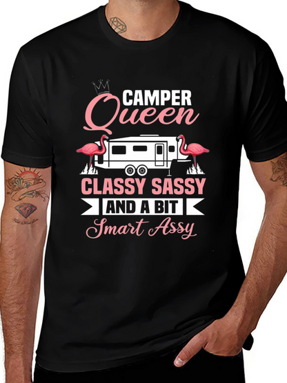 Camper Queen Classy Sassy Smart Assy Tee