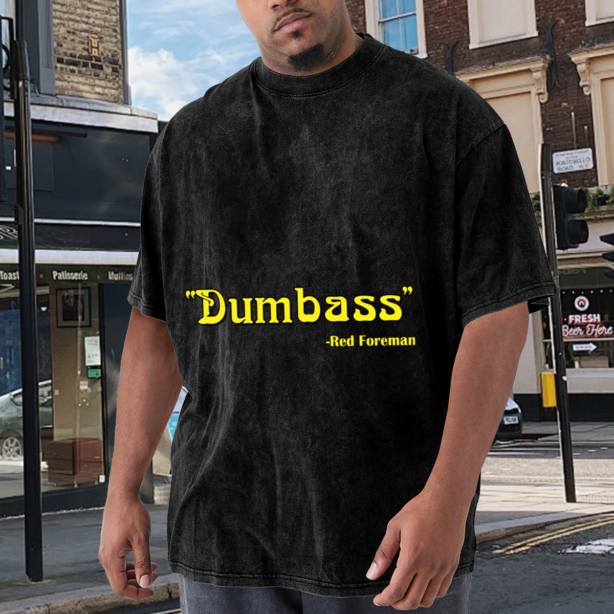 Dumbass Red Foreman Funny TV Show Quote Vintage T-Shirt