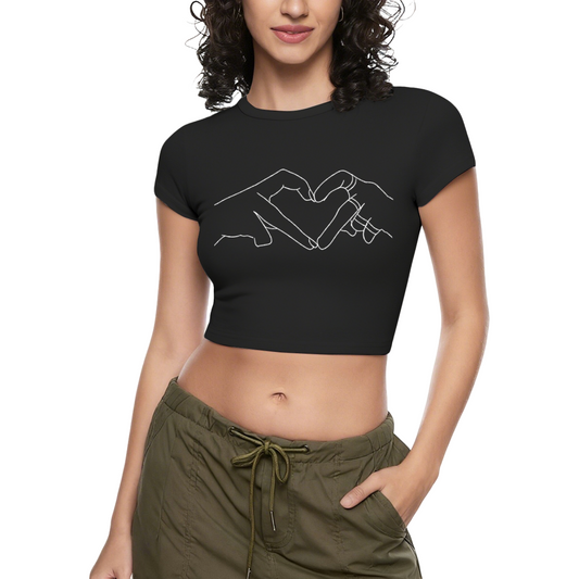 Me & God Vs Whoever Want To Lose Bold Red Faith Crop Top