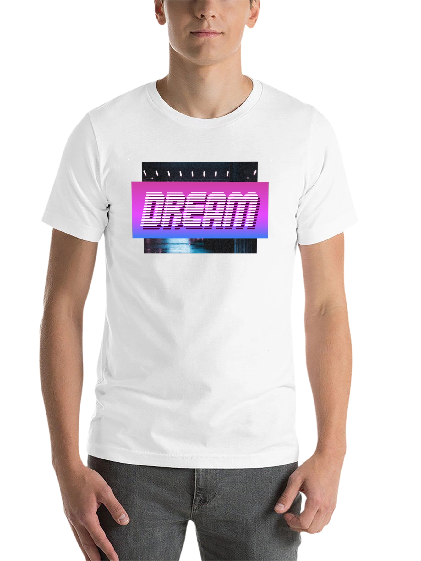 Dream Retro Style T-Shirt - Black