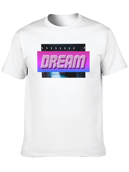Dream Retro Style T-Shirt - Black