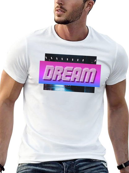 Dream Retro Style T-Shirt - Black