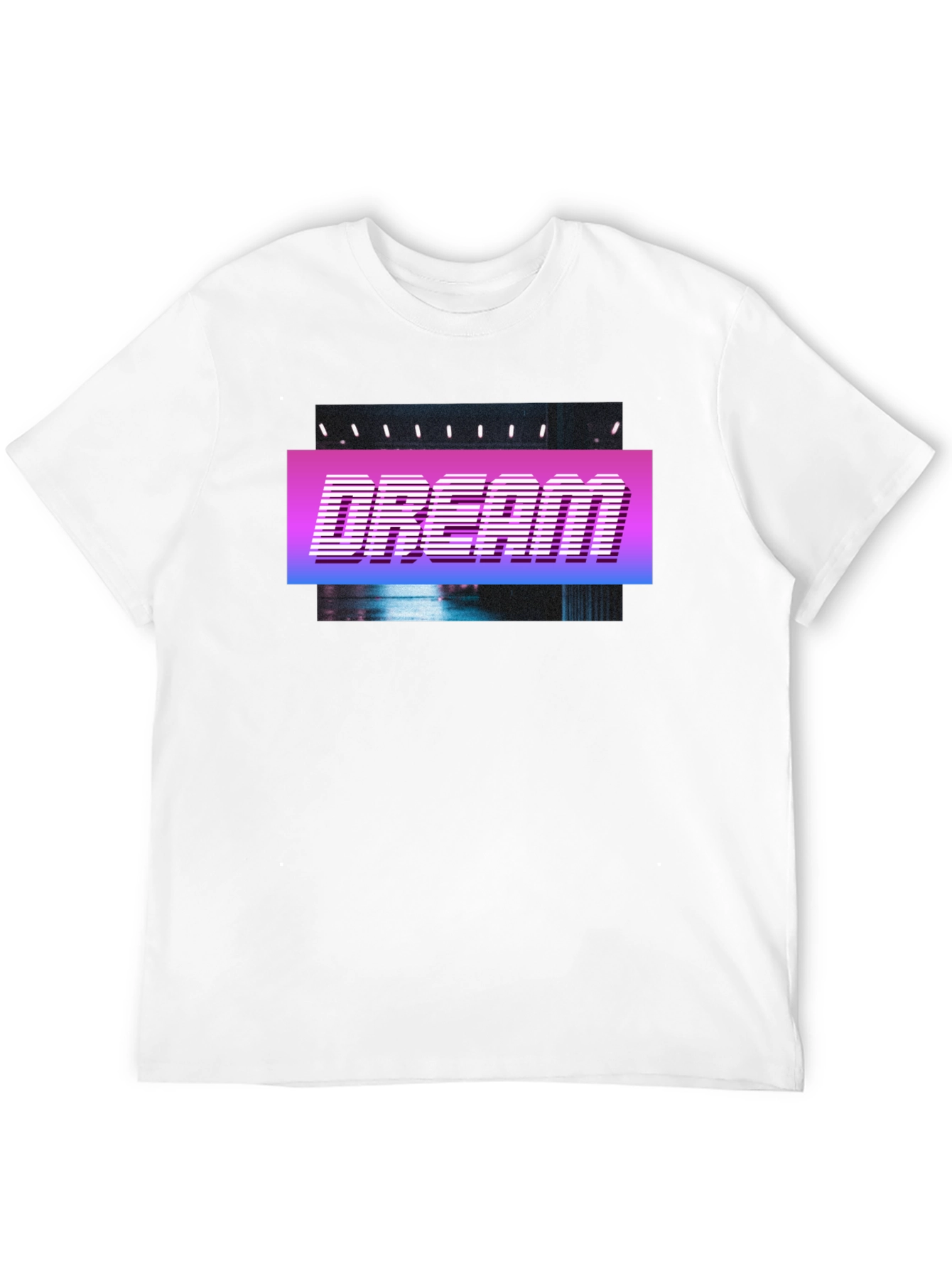 Dream Retro Style T-Shirt - Black