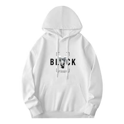 Stylish BLOCK Street Letter Graphic Hoodie