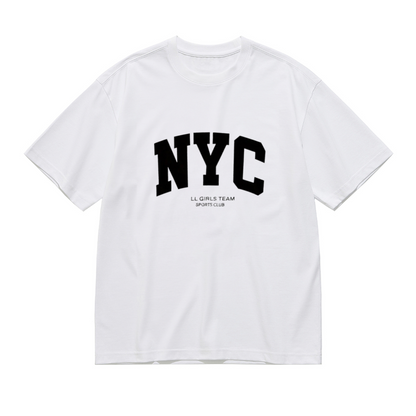 NYC Girls Sports Club Varsity Letter Tee