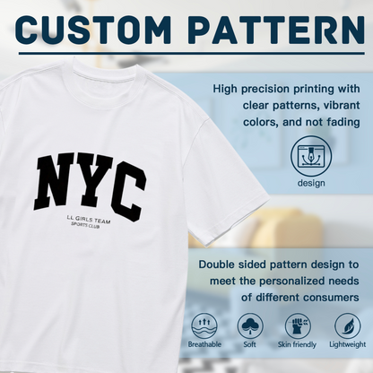 NYC Girls Sports Club Varsity Letter Tee