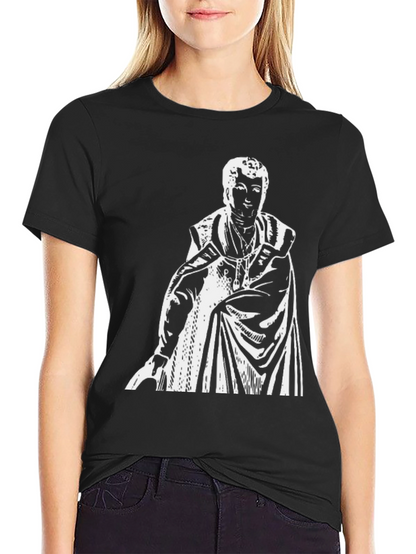 Statue Graphic T-Shirt - Black